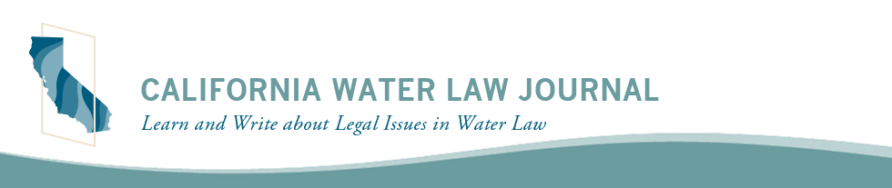 California Water Law Journal
